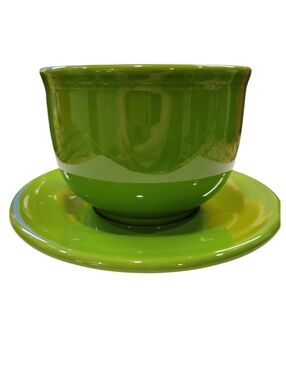 Fiesta Chili Bowl/Jumbo Saucer Set Shamrock Intro 2003 P86